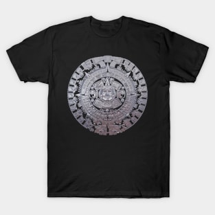 Modern Aztec Sun Stone T-Shirt